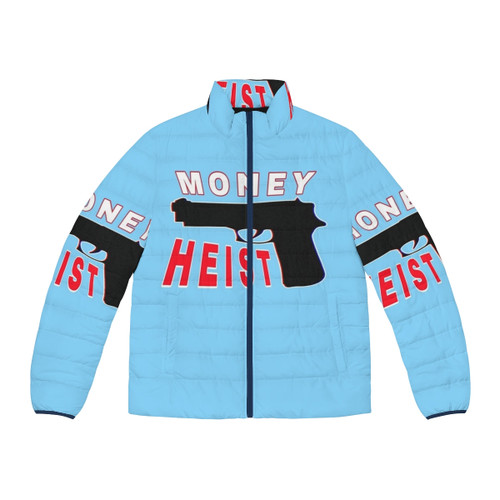Money Heist Origami Bird Puffer Jacket 2 with La Casa de Papel Netflix Series Inspired Design