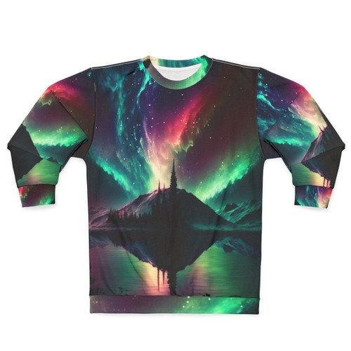 Aurora Borealis Landscape Sweatshirt