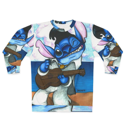 Elvis Stitch Cute Pop Art Sweatshirt