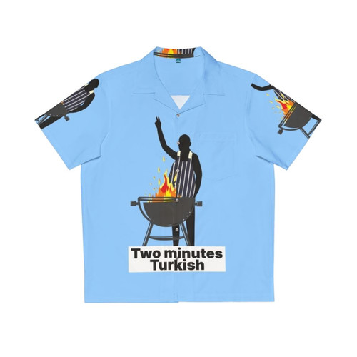 Snatch-inspired vintage Hawaiian shirt with movie references