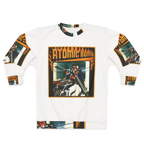 Retro Atomic Bomb Sweatshirt with Afrobeat Style