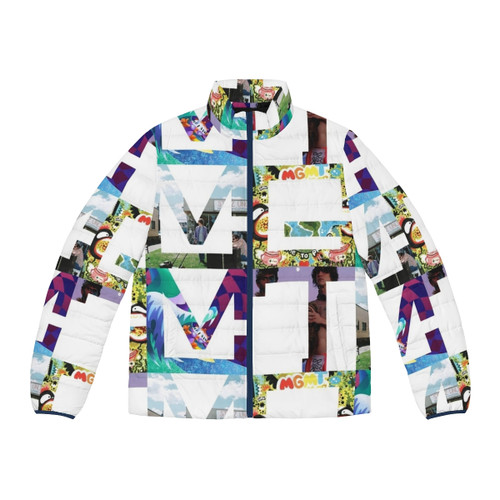 MGMT Congratulations Puffer Jacket featuring the album cover design