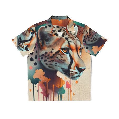 Legendary Cheetah Hawaiian Shirt with Tropical Animal Print