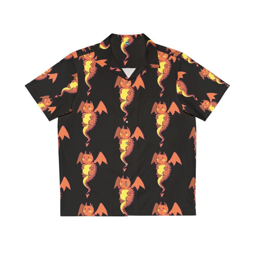 Legendary Cat Dragon Hawaiian Shirt with Kawaii Design