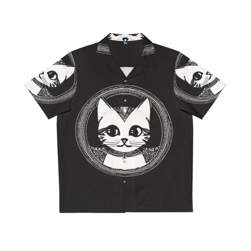 Legendary Cat Circular Logo Hawaiian Shirt