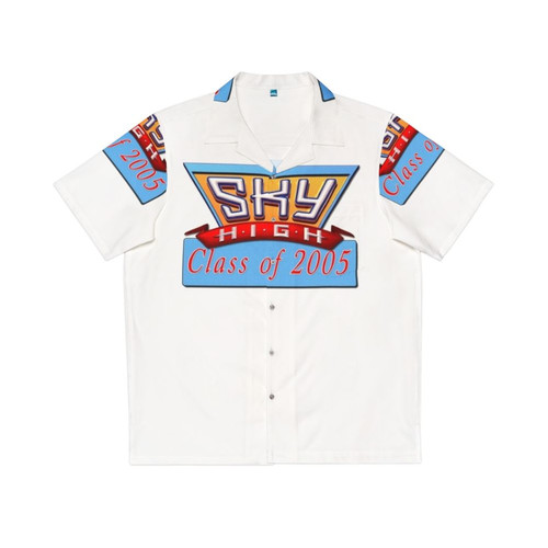 Sky High Alumni Hawaiian Shirt with Disney Superhero School Class of 2005 Design