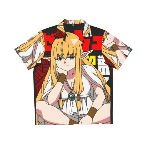 Anime-inspired Hawaiian shirt with characters from Serie The Great Mage