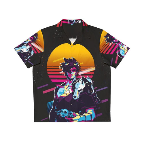 Retro Zagreus Hades 80s Hawaiian Shirt