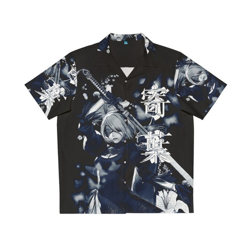 Serene Bloom Fantasy Hawaiian Shirt with floral and nature-inspired design