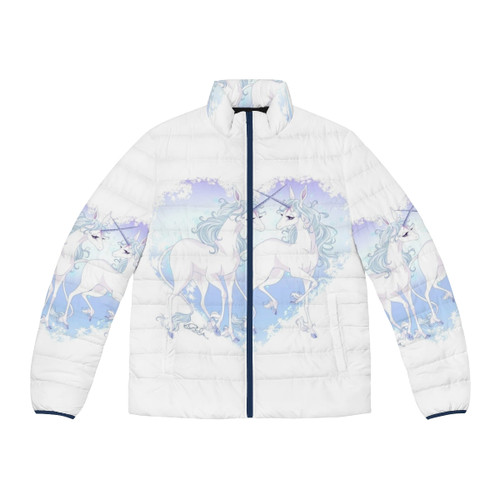 Cozy and stylish unicorn-themed puffer jacket