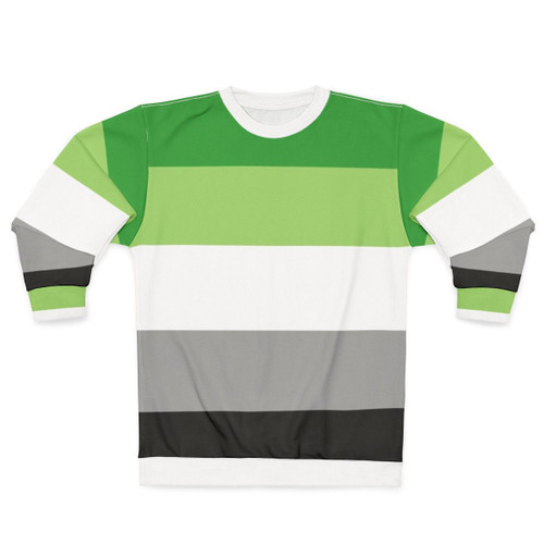 Aromantic Pride Flag Sweatshirt