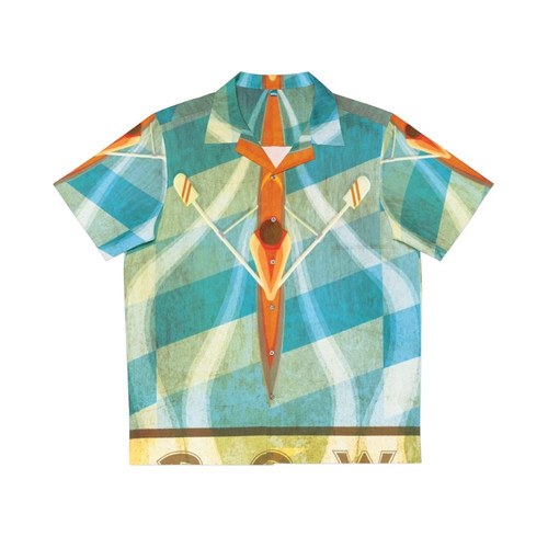 Sculling Hawaiian Shirt with Inspirational Design