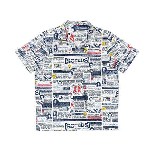 Scrubs TV Show Inspired Hawaiian Shirt