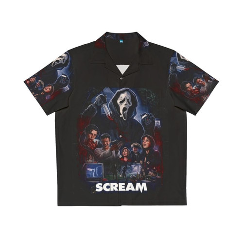 Scream Movie Artwork Hawaiian Shirt