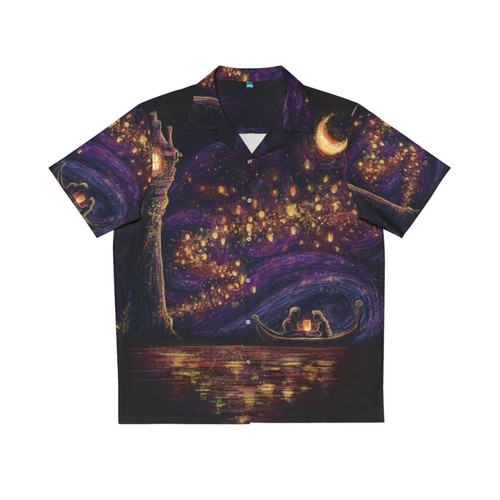 Lanterns of Hope Hawaiian Shirt featuring Tangled characters