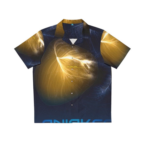Laniakea Galaxy Hawaiian Shirt - Space Art Cosmic Clothing