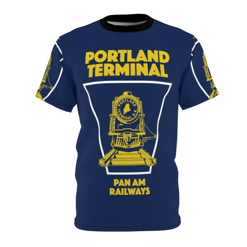 Portland Terminal Train Emblem Graphic T-shirt