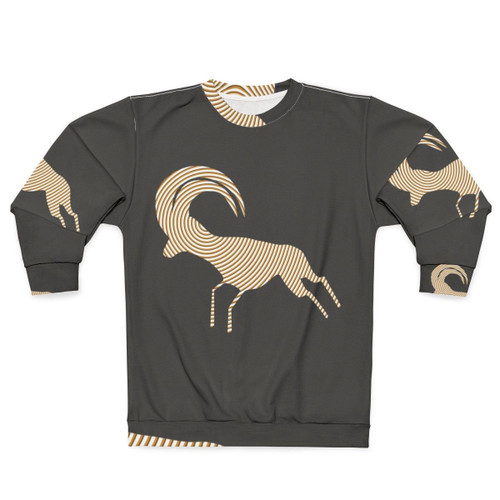 Antelope Legendary Animals Sweatshirt featuring colorful and abstract animal art design