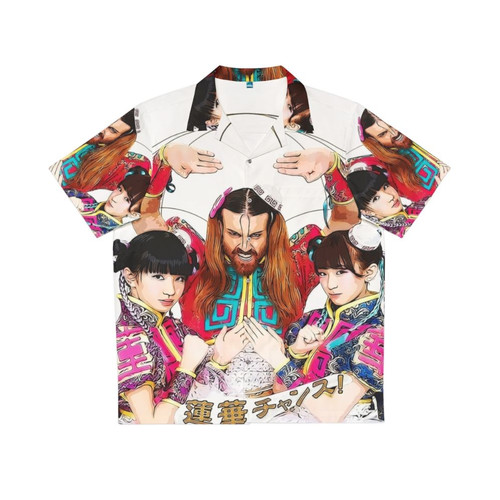 Ladybaby Hawaiian Metal Shirt - Kawaii Bearded Fashion