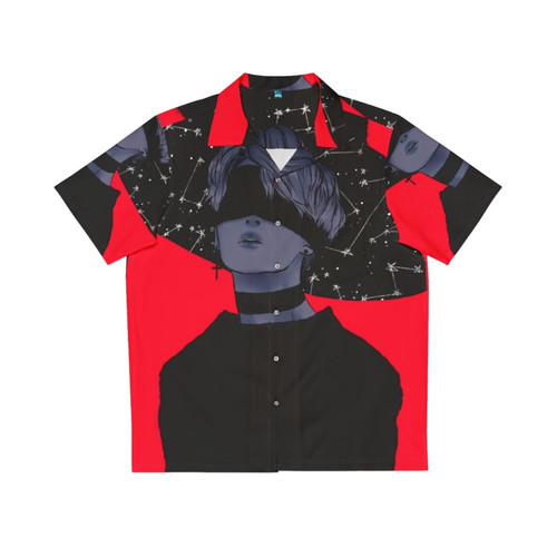 Jimin BTS Hawaiian Shirt with Witchcore Constellations Design