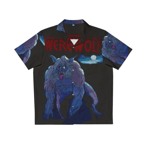Retro 80s Werewolf 1987 Hawaiian Shirt