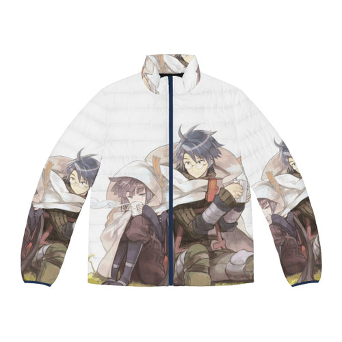Log Horizon anime puffer jacket with character design