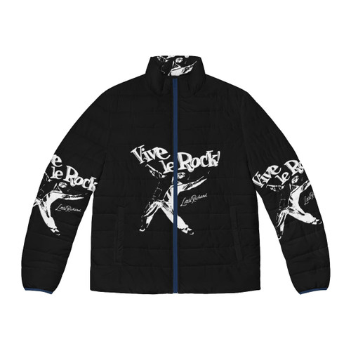 Little Richard Puffer Jacket featuring the iconic rock and roll legend