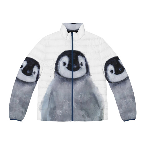 A puffer jacket featuring the iconic Cactuar from the Final Fantasy video game series
