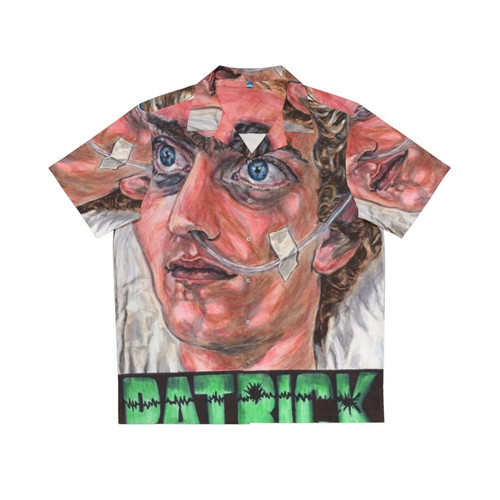 Retro 70s Hawaiian Shirt with Ozploitation and Australian Horror Vibes