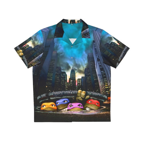 Retro 1990 Sewer Turtles Hawaiian Shirt