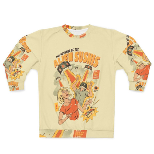 Alien Sushi Pop Art Sweatshirt