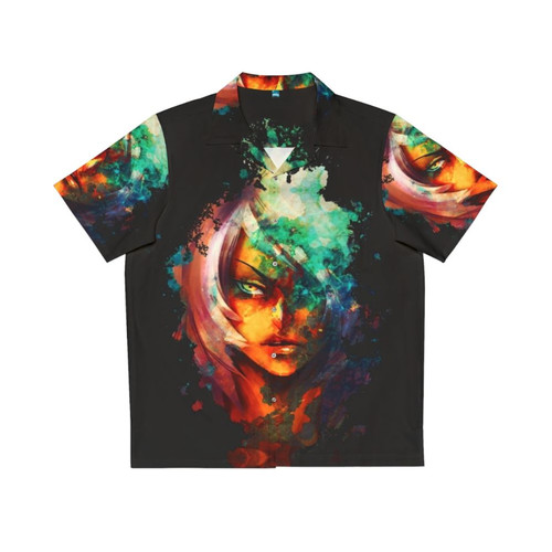 Jasper Corruption Hawaiian Shirt with Corrupted Gem Design