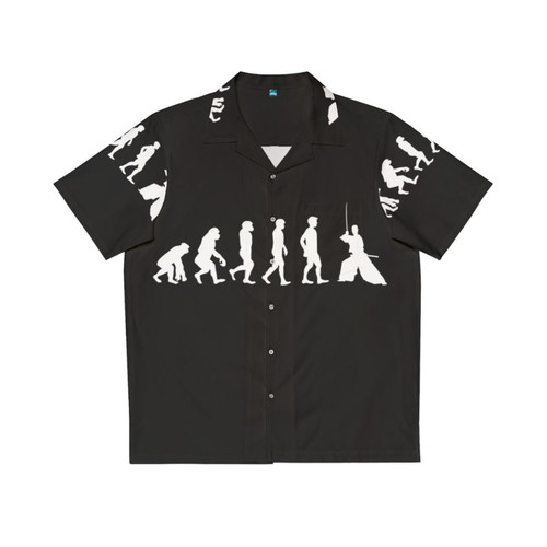 Samurai Iaido Evolution Hawaiian Shirt