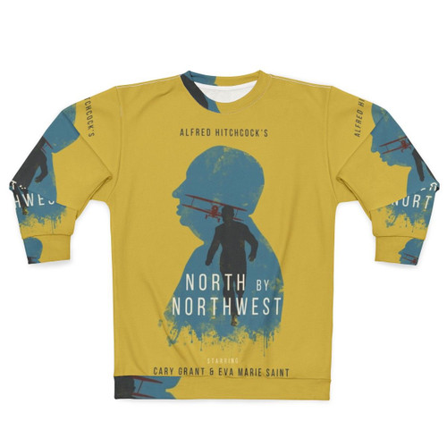 Alfred Hitchcock North By Northwest movie themed sweatshirt