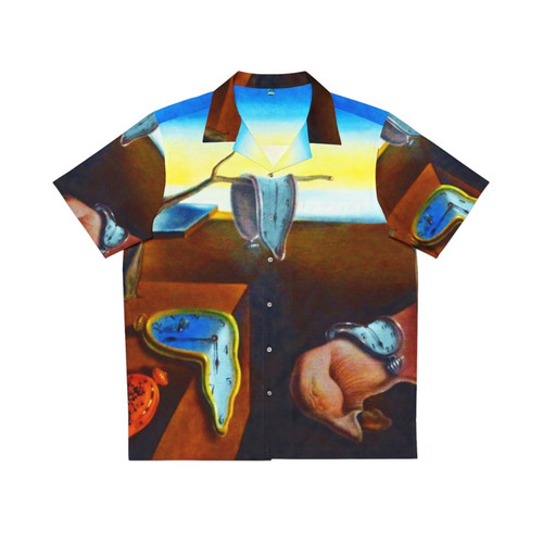 Salvador Dali 'The Persistence of Memory' surreal Hawaiian shirt
