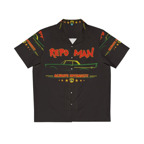 Repo Man Always Intense Cult Movie Hawaiian Shirt