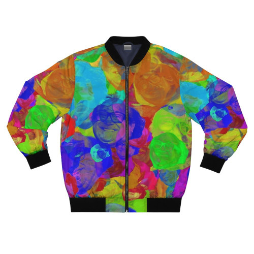 A vintage-inspired bomber jacket featuring the iconic actor Danny Devito.