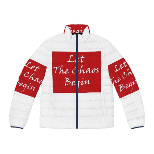 Money Heist Inspired Chaos Puffer Jacket