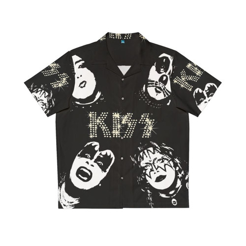 1974 KISS Hawaiian Shirt - Classic Rock Band Fan Art
