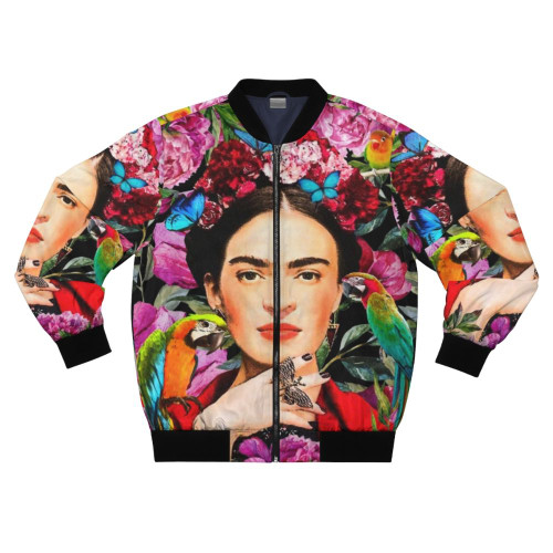 Frida Floral Bomber Jacket featuring floral and nature-inspired design