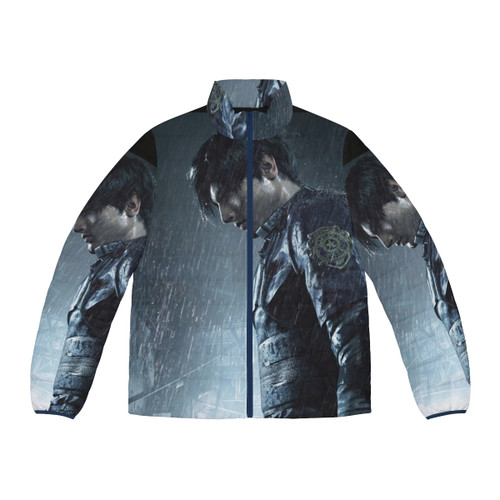 Leona Kingscholar Twisted Wonderland anime character wearing a puffer jacket