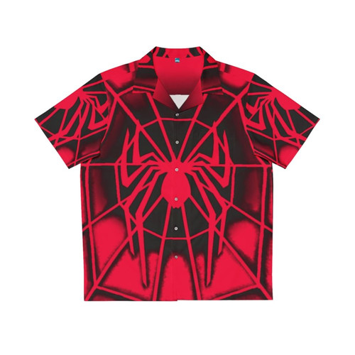 Red Spiderman Hawaiian Shirt