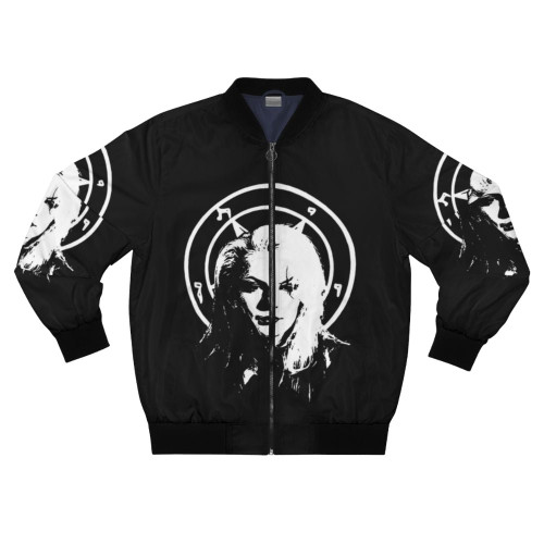 Satanic bomber jacket featuring Church of Satan logo and Zeena LaVey design