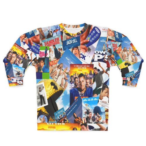 Adam Sandler Collage Sweatshirt featuring various images and memes of the actor