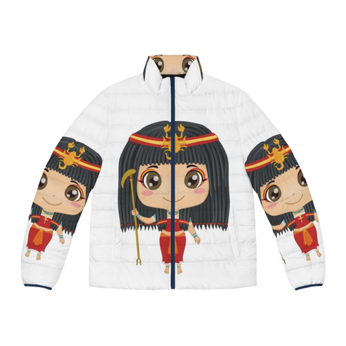 Legendary animals puffer jacket featuring a mystic dragon design