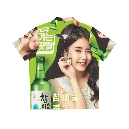 IU Soju Themed Hawaiian Shirt