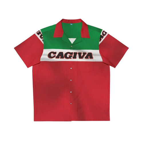 Cagiva Italian Flag Hawaiian Shirt