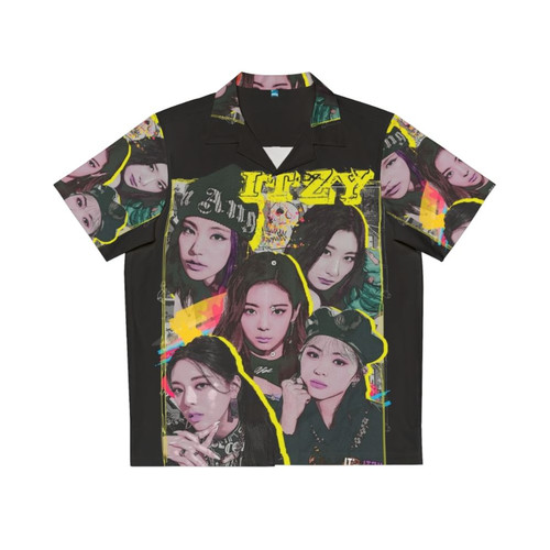 Itzy Kpop Hawaiian Shirt with Colorful Graphic Design