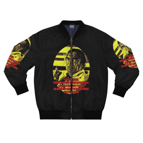Dr Nikolas Van Helsing Bomber Jacket from the iconic 80s comedy Cannonball Run