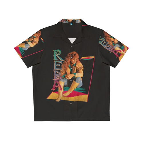 Reba McEntire's Fancy Colorful Hawaiian-Style Country Music Shirt